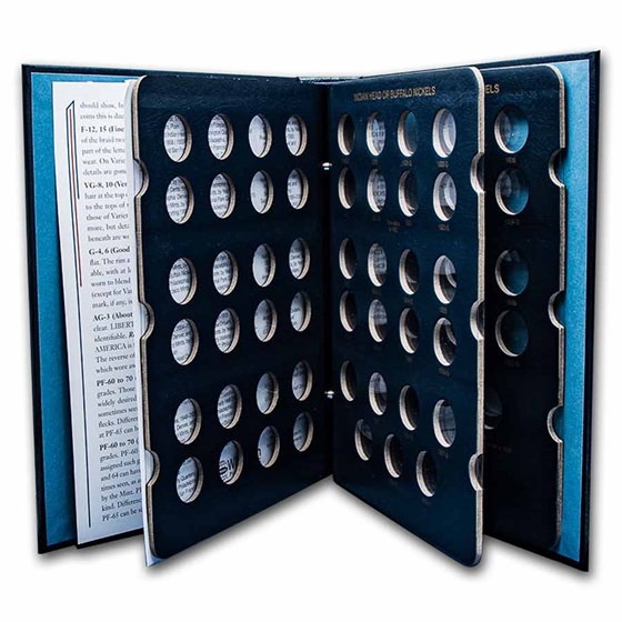 Whitman Coin Album #9115 - Buffalo Nickels 1913-1938