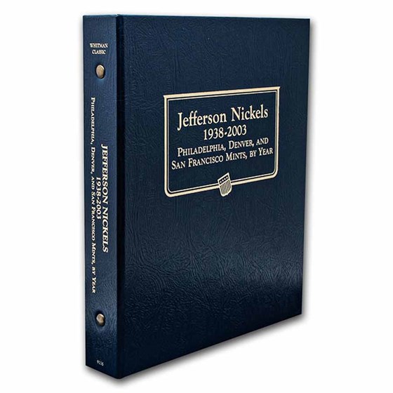 Whitman Coin Album #9116 - Jefferson Nickels 1938-2003