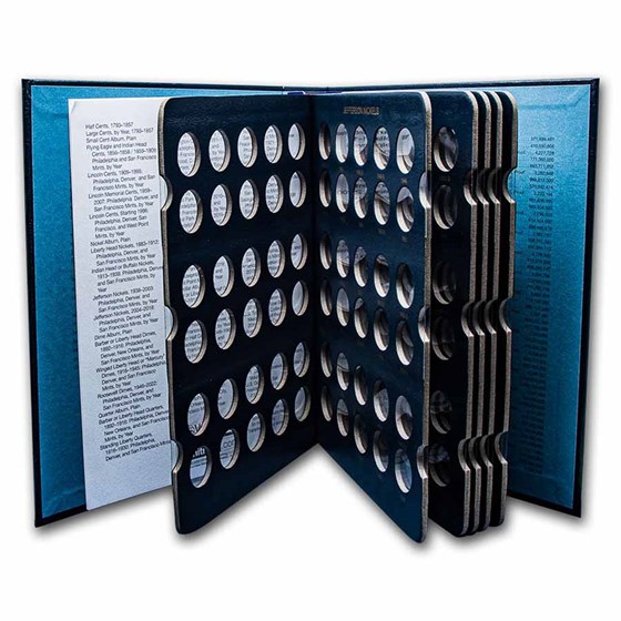 Whitman Coin Album #9116 - Jefferson Nickels 1938-2003