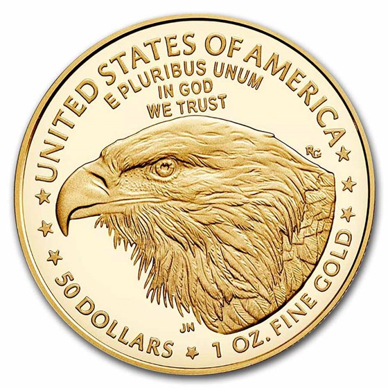 2021-W 1 oz Proof American Gold Eagle (Type 2) (w/Box &amp; COA)