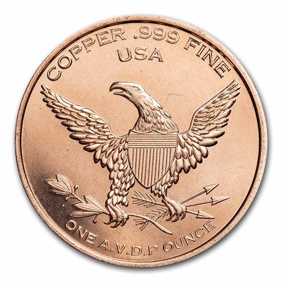 1 oz Copper Round - Unicorn