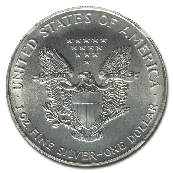 1993 American Silver Eagle MS-70 NGC (Mercanti)