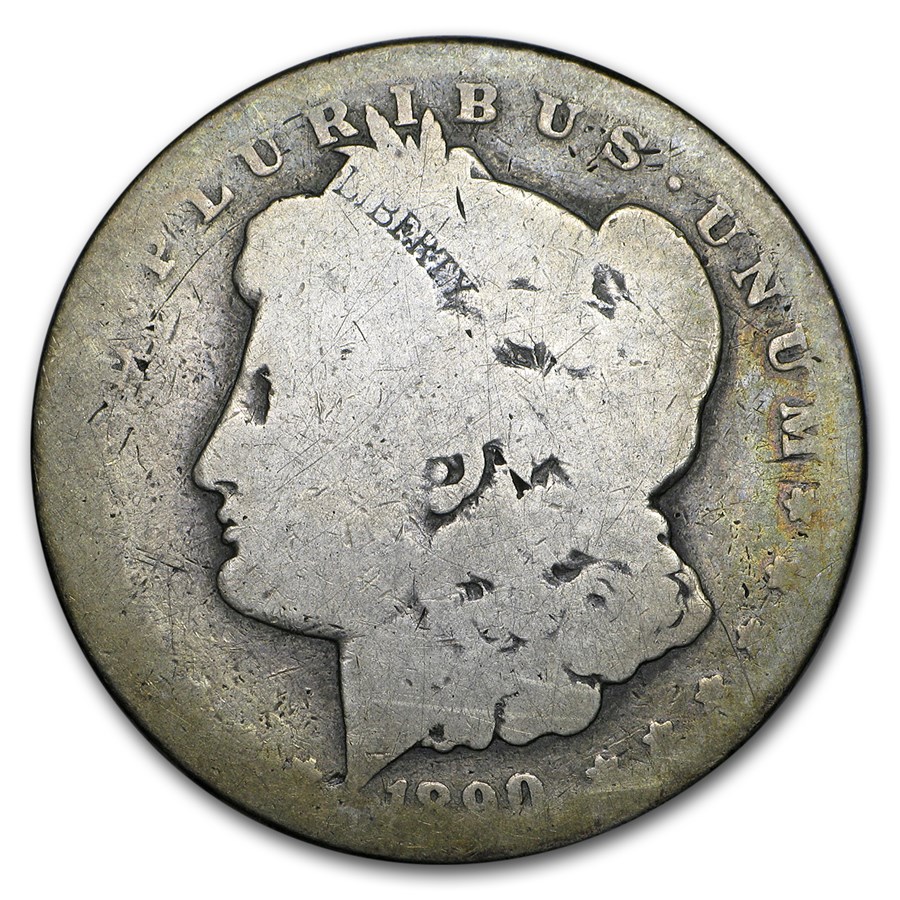 1890-CC Morgan Dollar AG