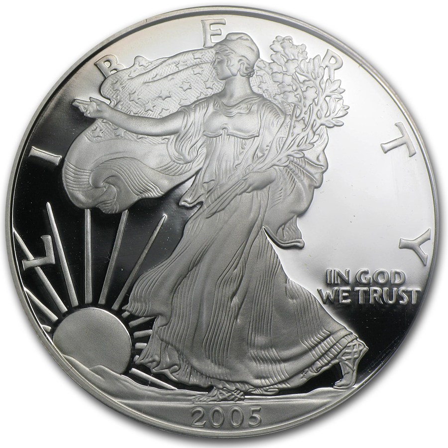 2005-W Proof American Silver Eagle PR-70 PCGS