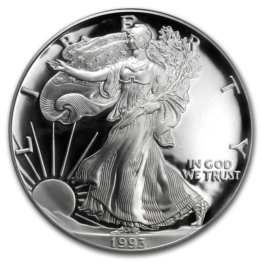 1993-P Proof American Silver Eagle PR-70 PCGS