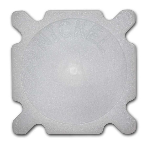 21.2 mm Nickel Size Square Coin Tube