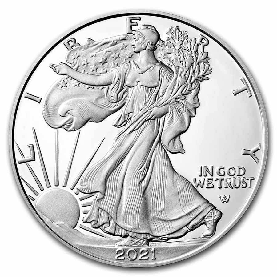 2021-S American Silver Eagle (Type 2) PR-69 PCGS