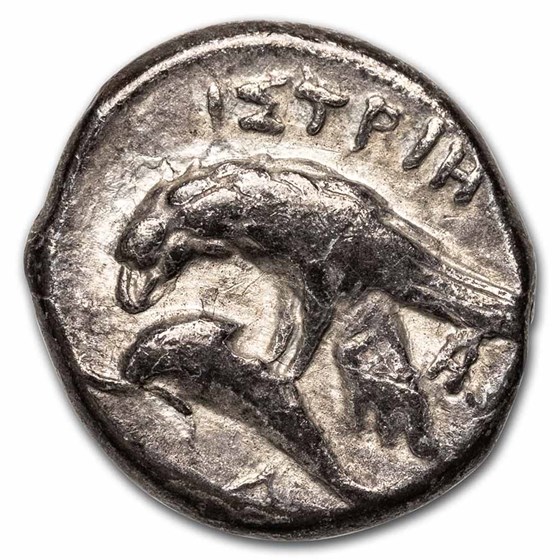 Moesia, Istrus Silver Drachm (4th century BC) VF