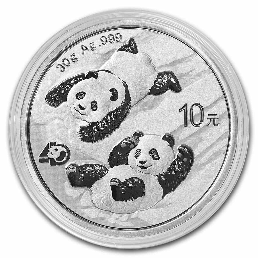2022 China 30 gram Silver Panda BU (In Capsule)
