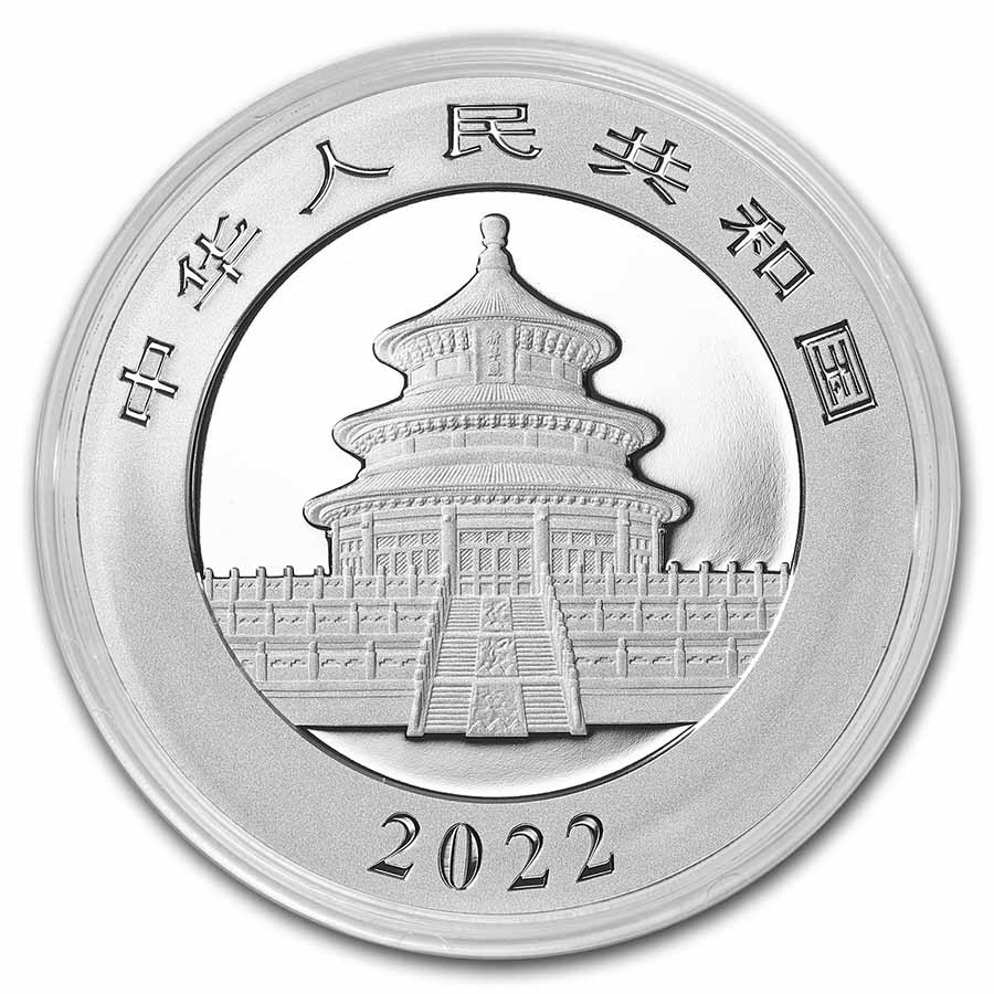 2022 China 30 gram Silver Panda BU (In Capsule)
