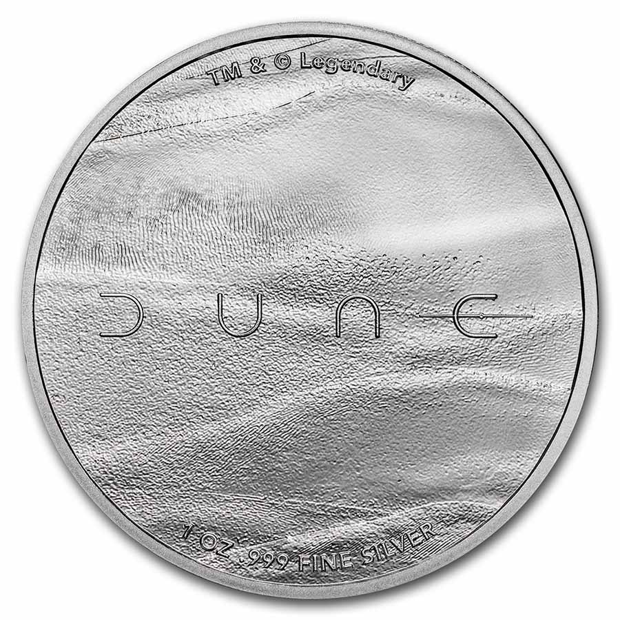 DUNE® Sand Worm 1 oz Silver (Colorized w/TEP)