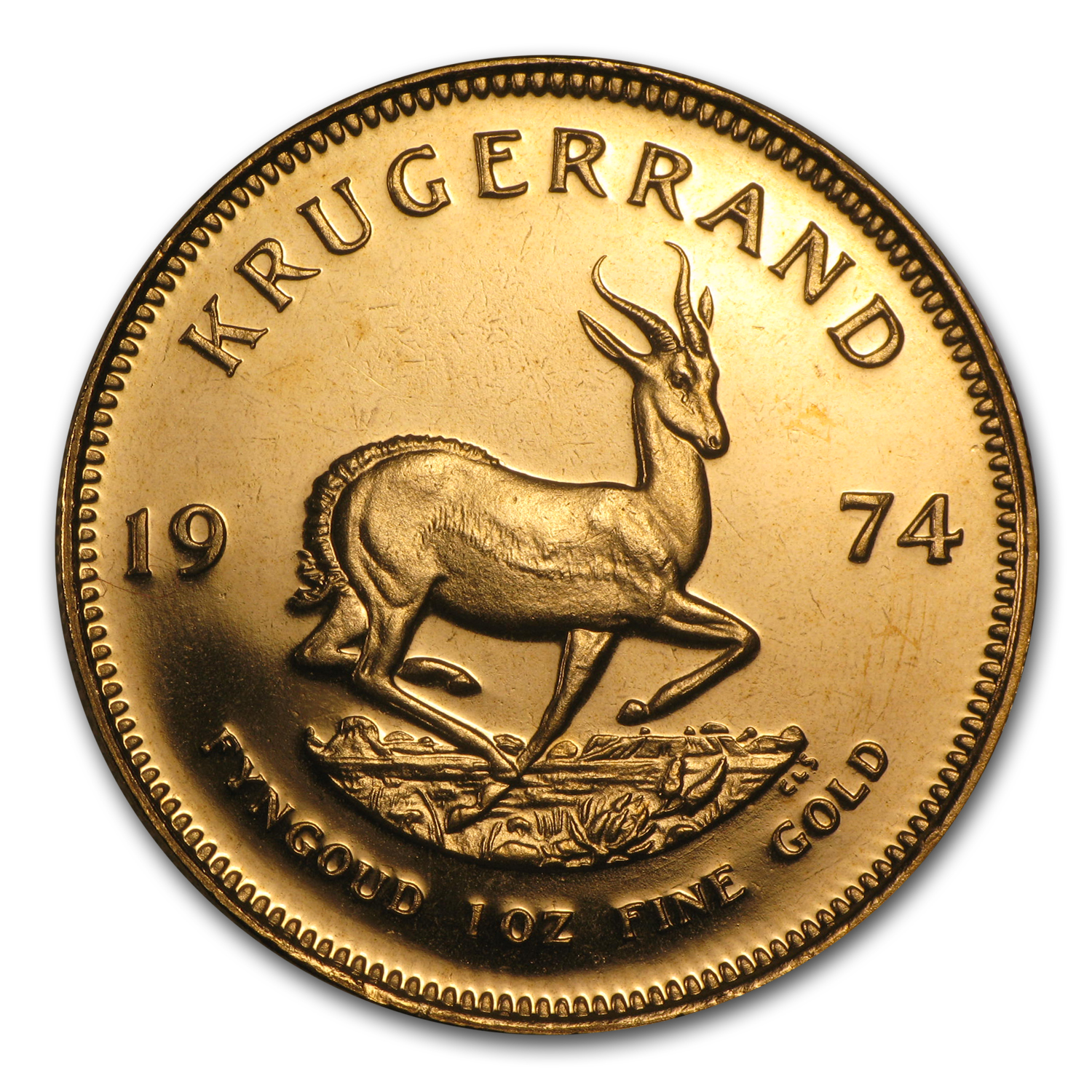 1974 South Africa 1 oz Proof Gold Krugerrand