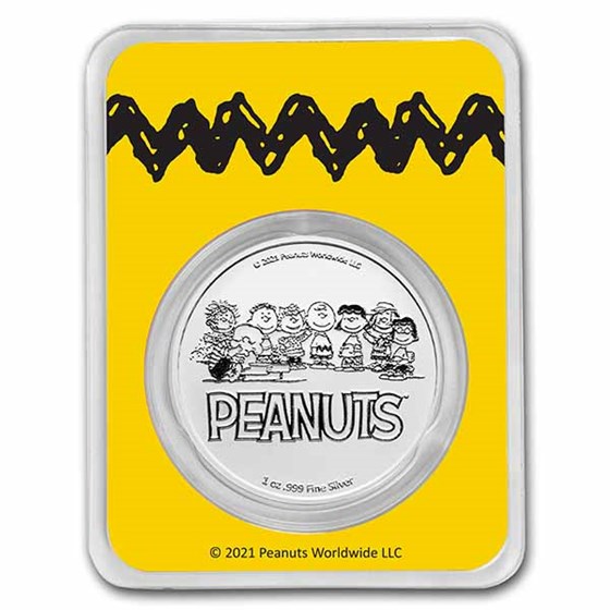 Peanuts® Snoopy, Woodstock Vampire Costumes 1 oz Colorized Silver