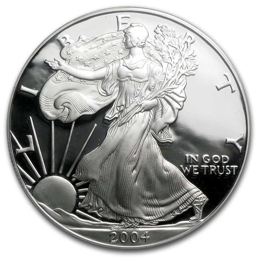2004-W Proof American Silver Eagle PR-69 PCGS
