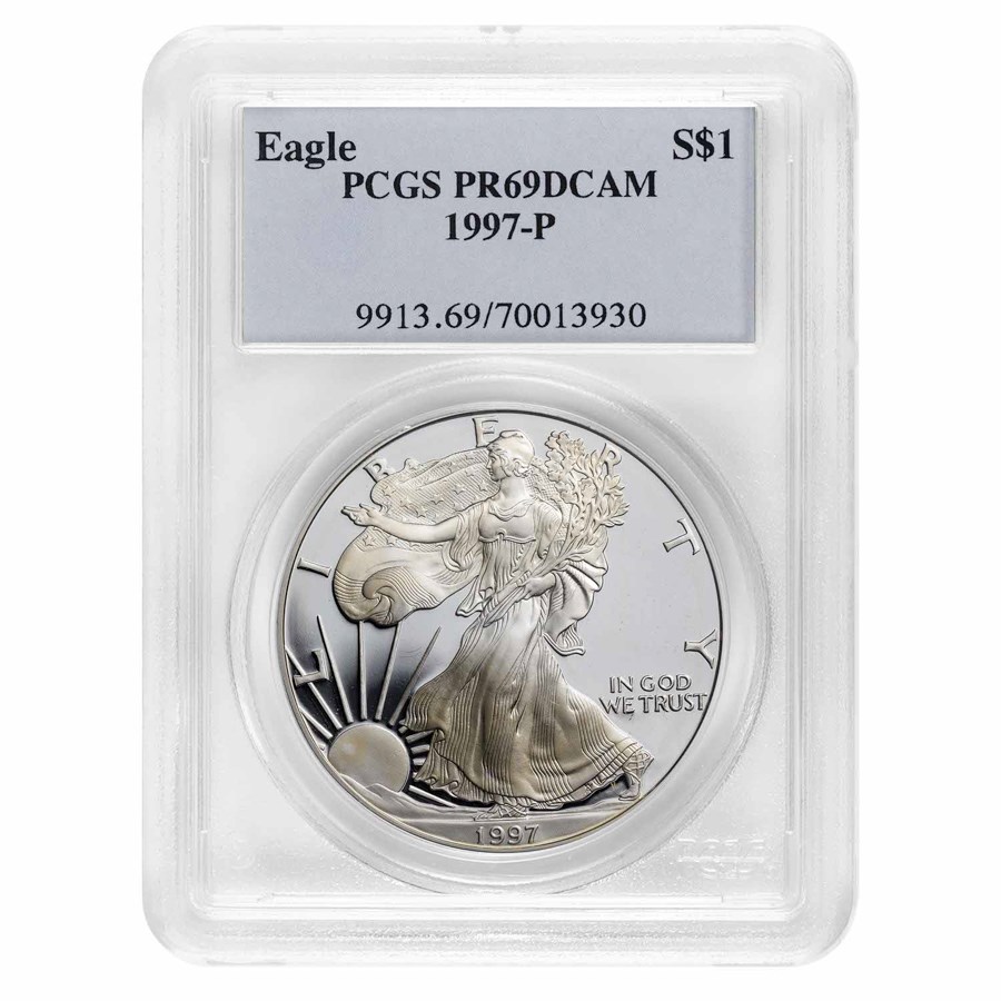 1997-P Proof American Silver Eagle PR-69 PCGS