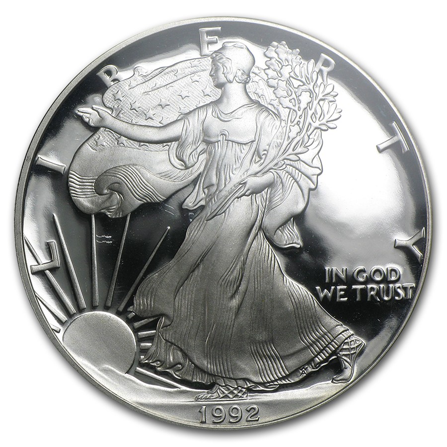 1992-S Proof American Silver Eagle PR-69 PCGS