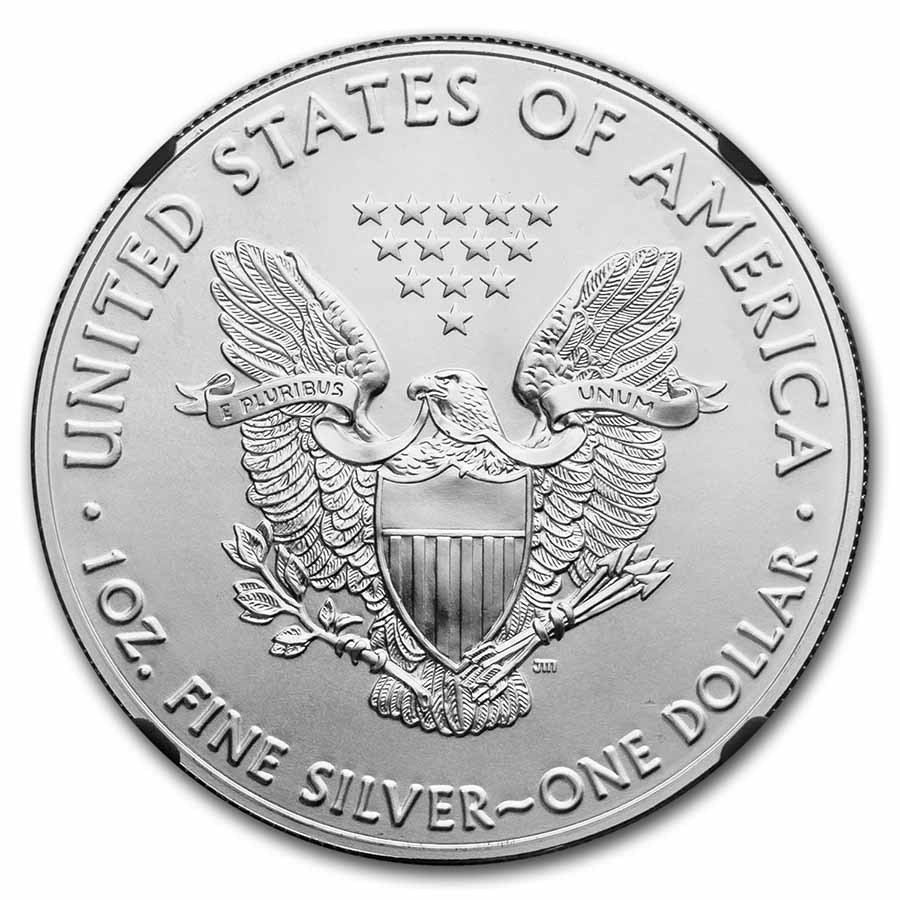 2016 American Silver Eagle MS-70 NGC (Random Label/Core, FDI)