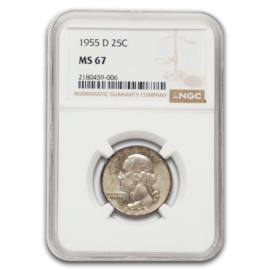 1955-D Washington Quarter MS-67 NGC
