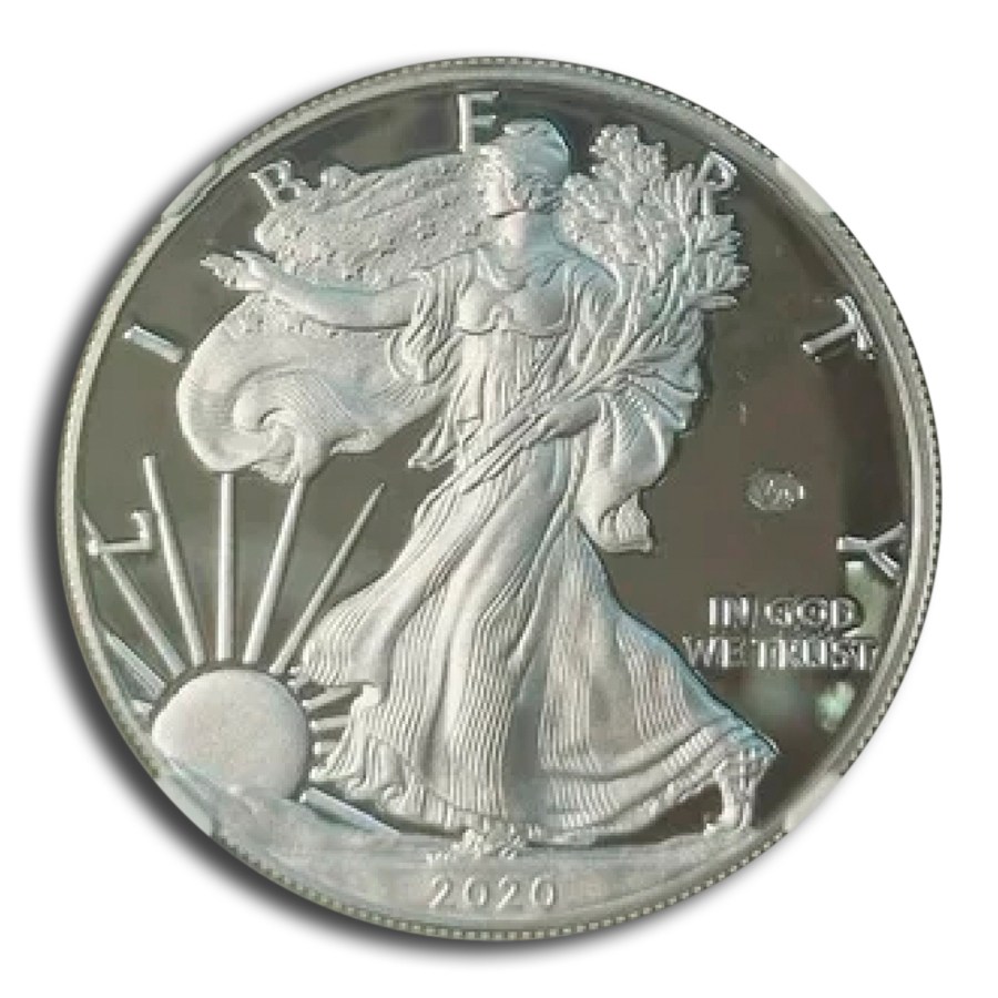 2020-W Proof American Silver Eagle PF-70 NGC (V75 Privy)