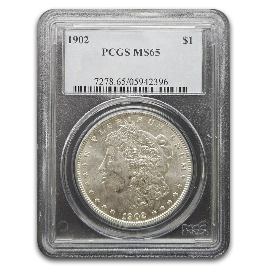 1902 Morgan Dollar MS-65 PCGS