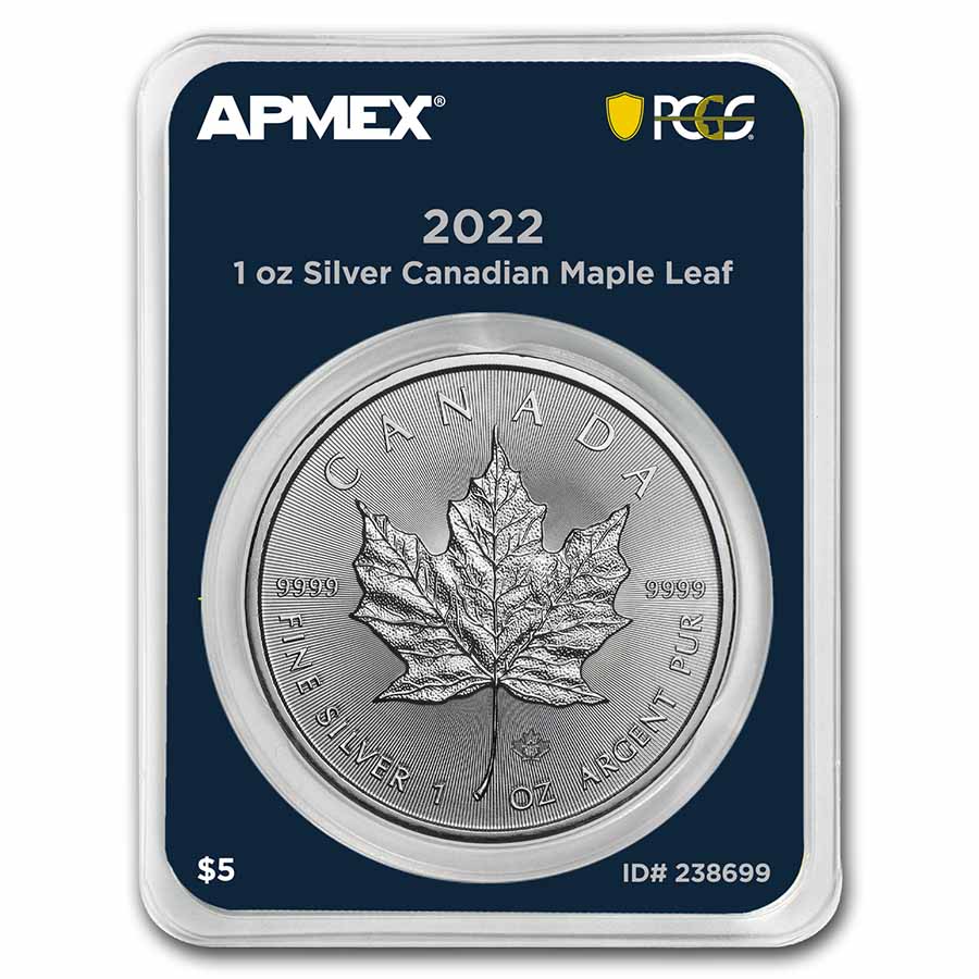 2022 Canada 1 oz Silver Maple Leaf (MD® Premier Single + PCGS FS)