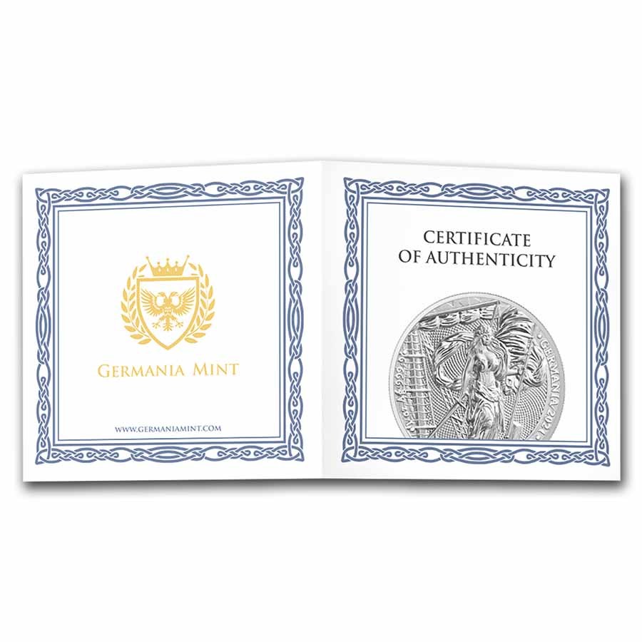 2021 Germania 1 oz Silver Round BU