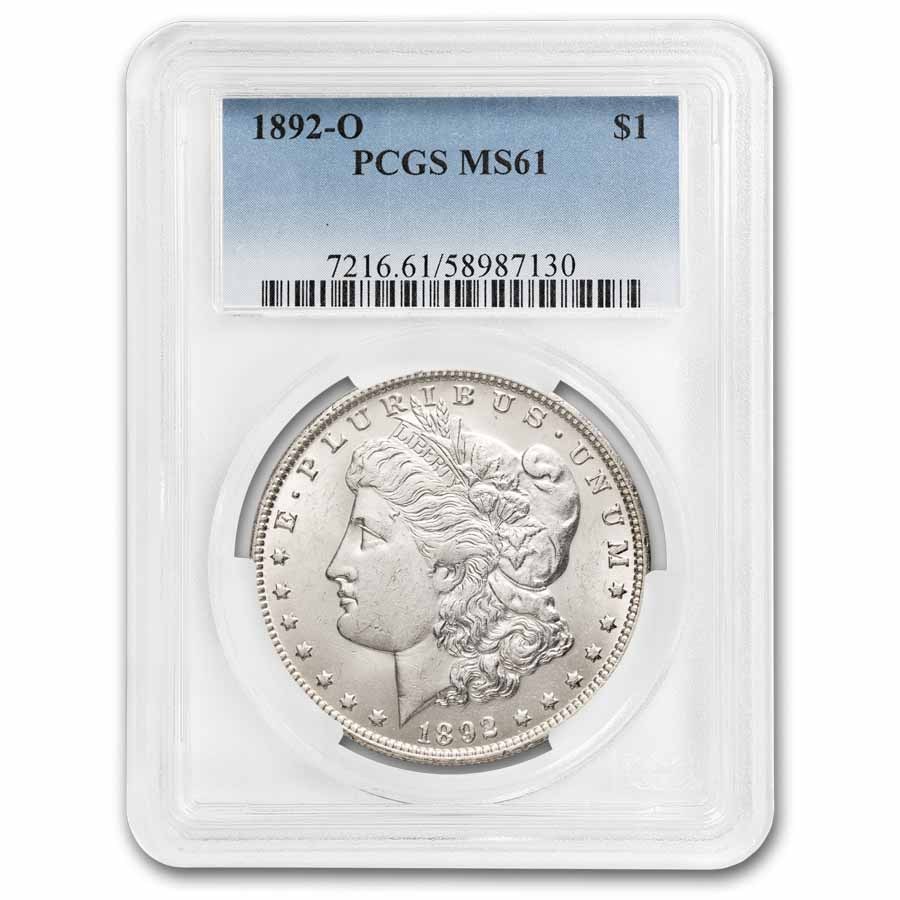 1892-O Morgan Dollar MS-61 PCGS