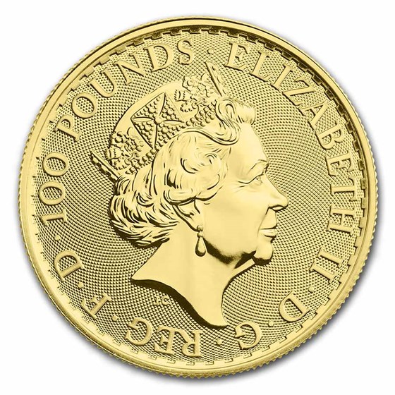 2022 Great Britain 1 oz Gold Britannia BU