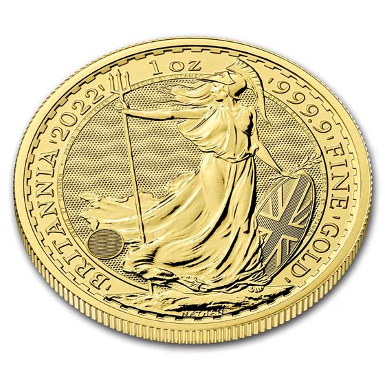 2022 Great Britain 1 oz Gold Britannia BU