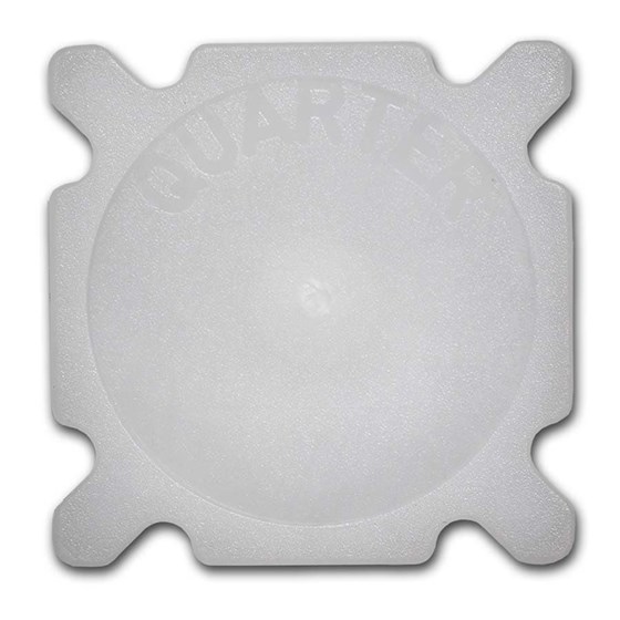 24.3 mm Quarter Size Square Coin Tube