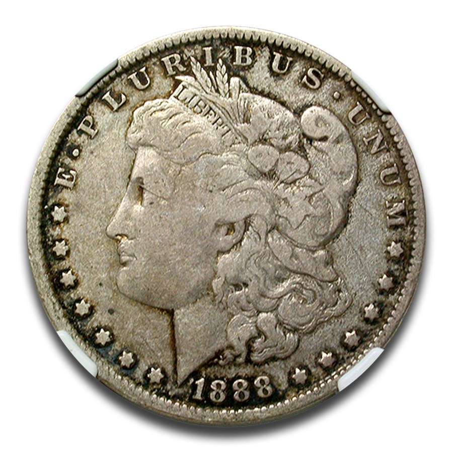 1888-O Morgan Dollar Fine-12 NGC (VAM-4 DDO Hot Lips Top-100)