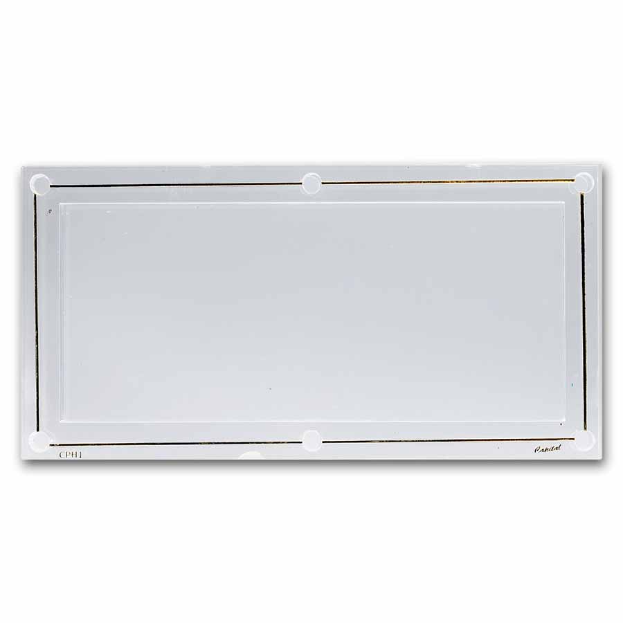 Capital Plastic 100 Bill Currency Holder - Measures 3 3/4 x 7 1/2