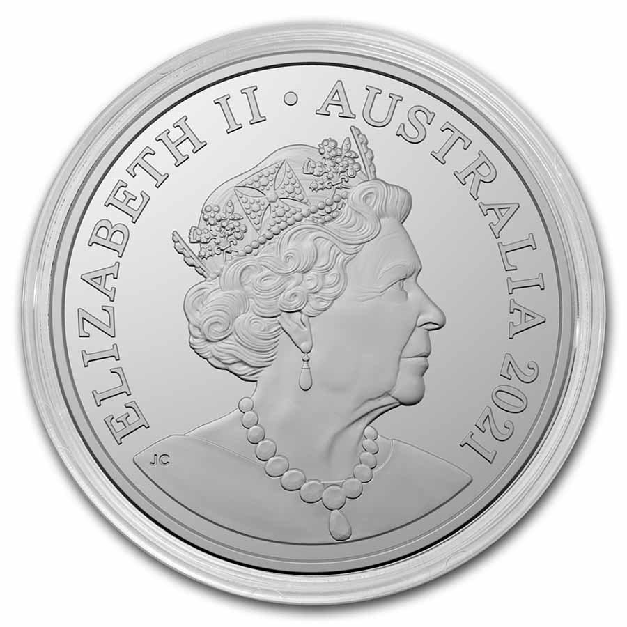 2021 Australia 1/2 oz Silver Mungo Footprint Proof