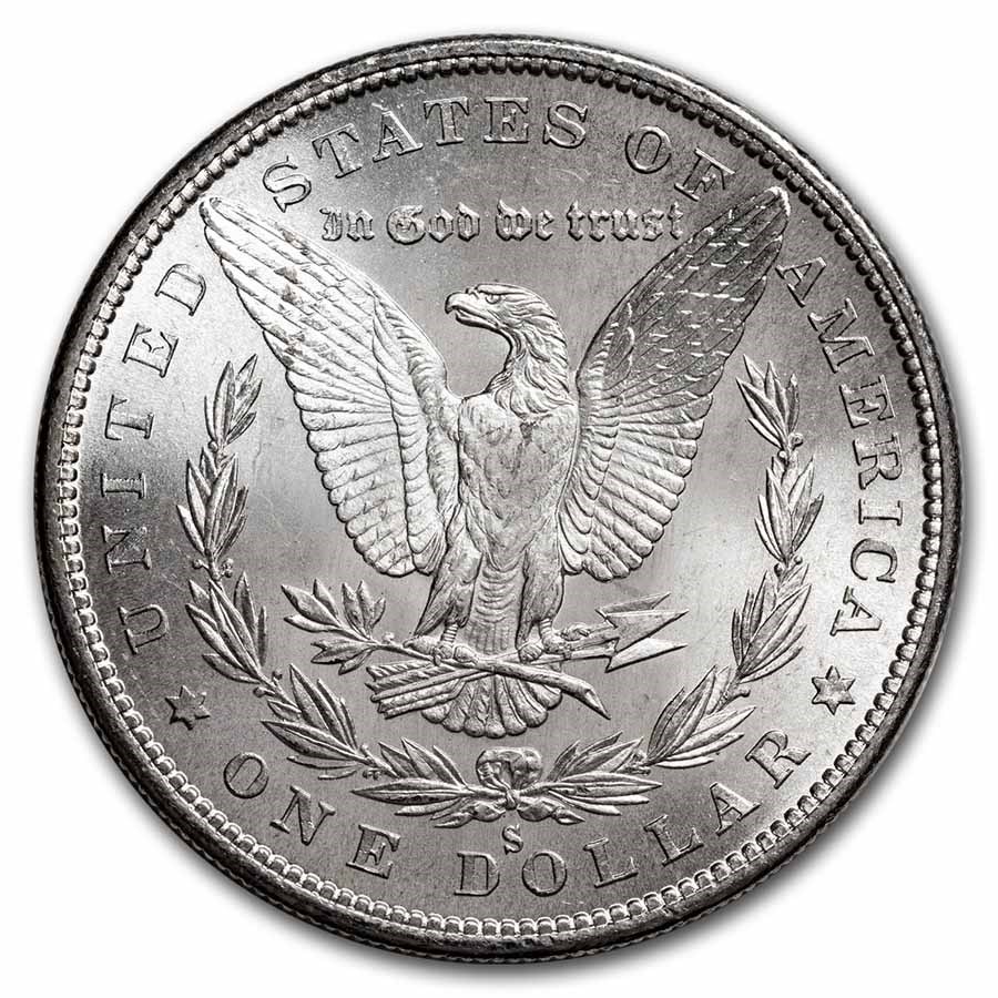1878-1904 Morgan Dollars BU (10 Different Dates/Mints)