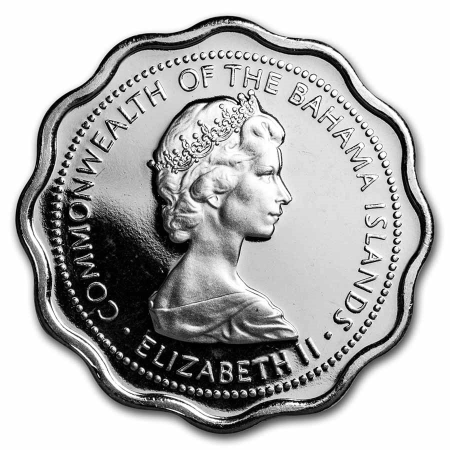1972 Bahamas 9-Coin Proof Set (no Box/COA)