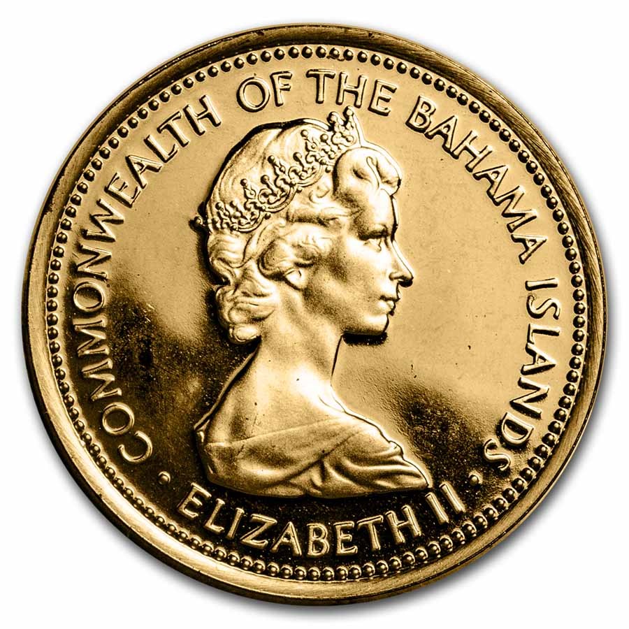 1972 Bahamas 9-Coin Proof Set (no Box/COA)