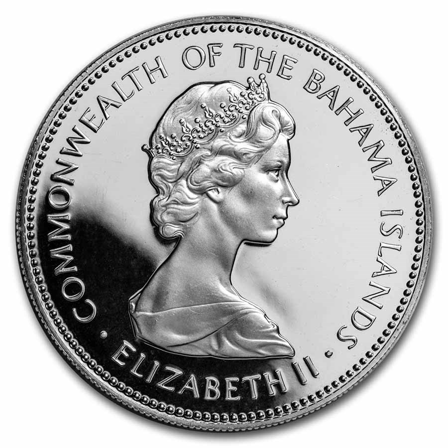 1972 Bahamas 9-Coin Proof Set (no Box/COA)