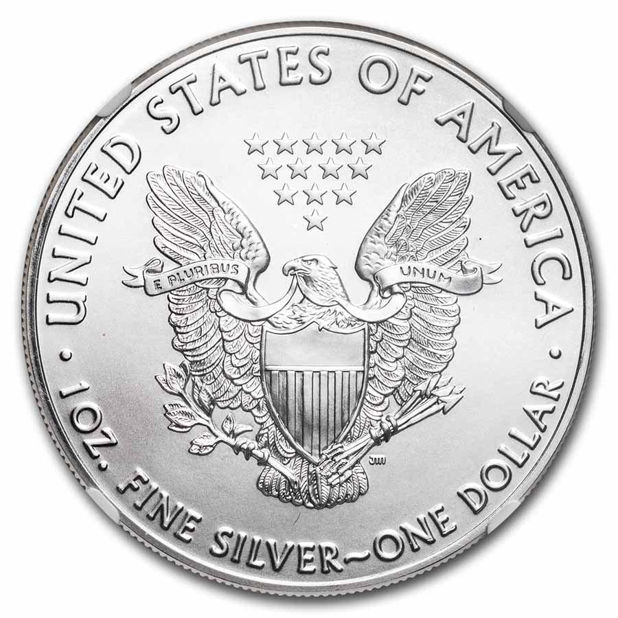 2021 American Silver Eagle (Type 1) MS-70 NGC