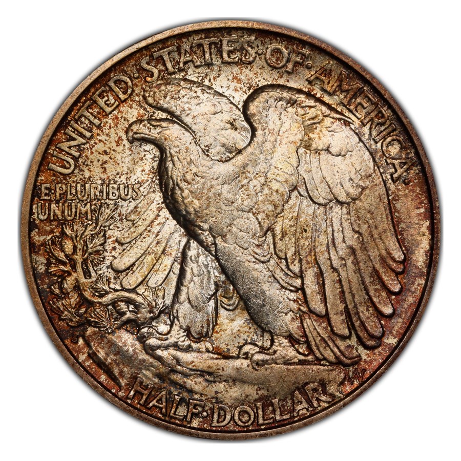 1918-S Walking Liberty Silver Half Dollar MS-65 PCGS