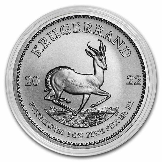 2022 South Africa 1 oz Silver Krugerrand BU