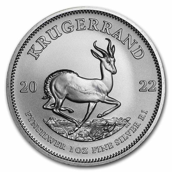 2022 South Africa 1 oz Silver Krugerrand (MD® Premier + PCGS FS)