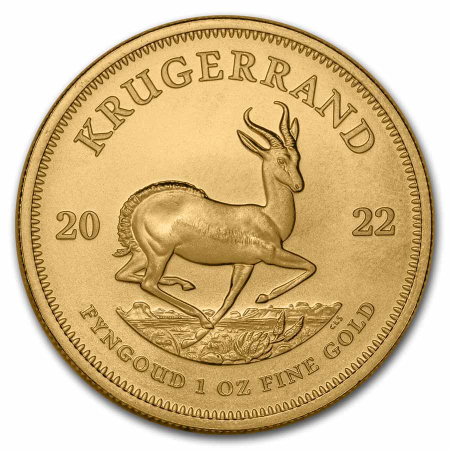 2022 South Africa 1 oz Gold Krugerrand BU