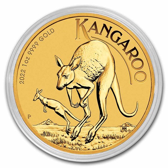 2022 Australia 1 oz Gold Kangaroo BU