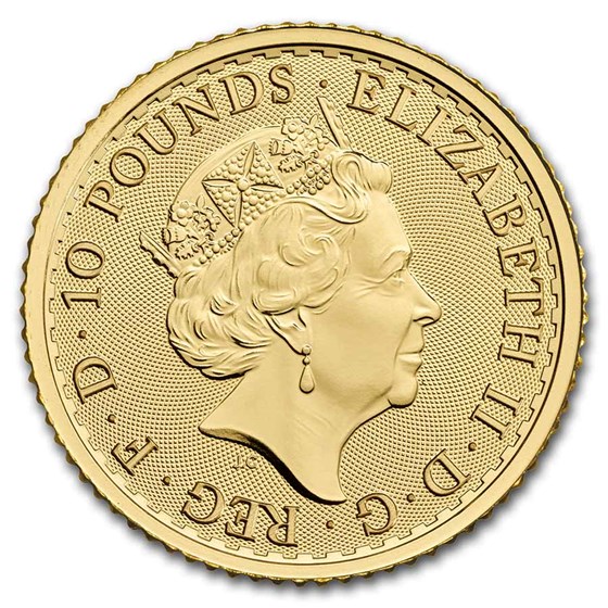 2022 Great Britain 1/10 oz Gold Britannia BU