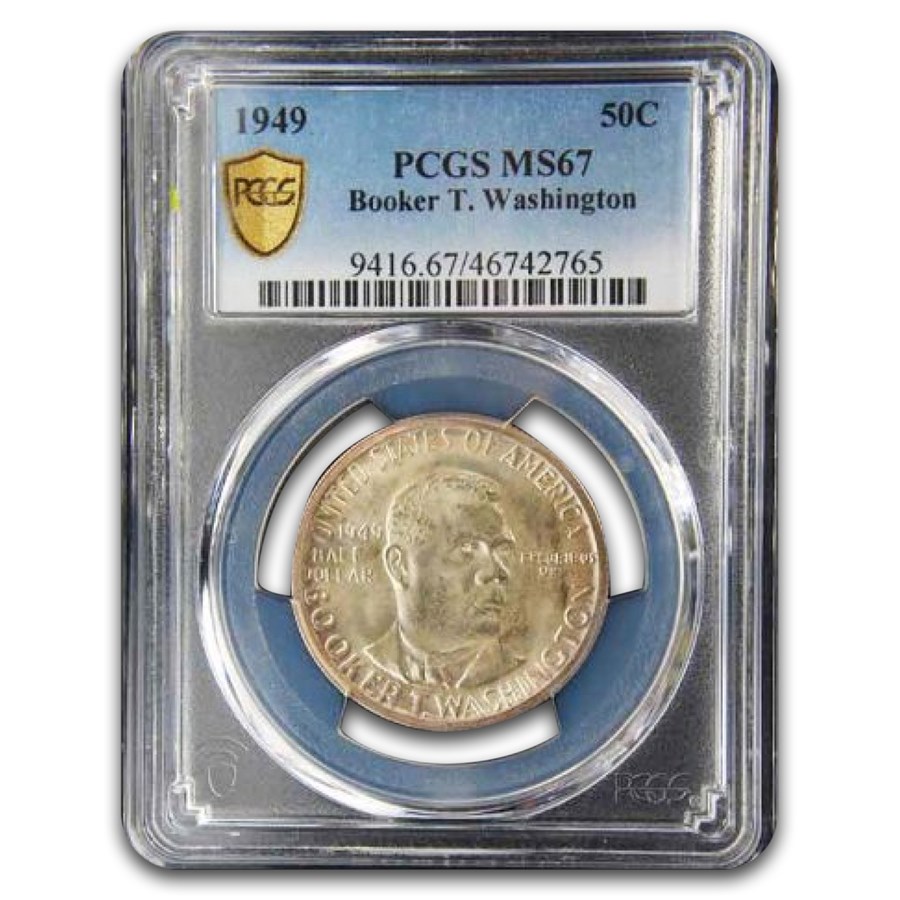 1949 Booker T. Washington Half Dollar MS-67 PCGS