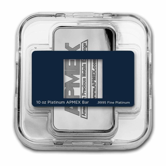 10 oz Platinum Bar - APMEX (In TEP)