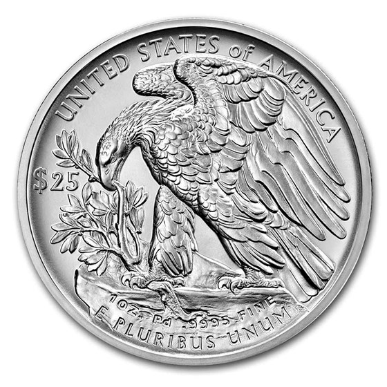 2021 1 oz American Palladium Eagle MS-70 PCGS (First Day, Black)