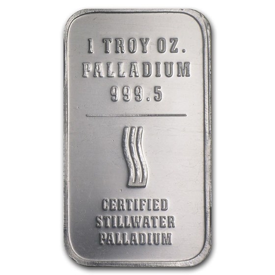 1 oz Palladium Bar - Johnson Matthey Lewis &amp; Clark (In Assay)