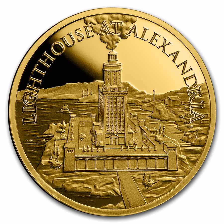1 oz Gold - 7 Wonders of the World: Lighthouse at Alexandria