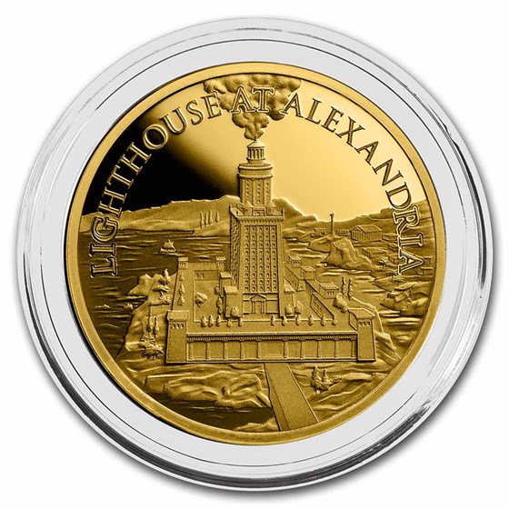 1 oz Gold - 7 Wonders of the World: Lighthouse at Alexandria